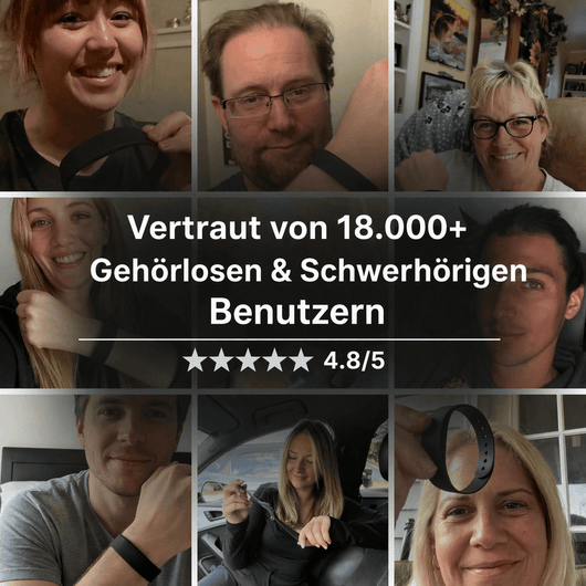 Veloria™ Lautloses Aufwachen für Gehörlose, Schwerhörige & Tiefschläfer